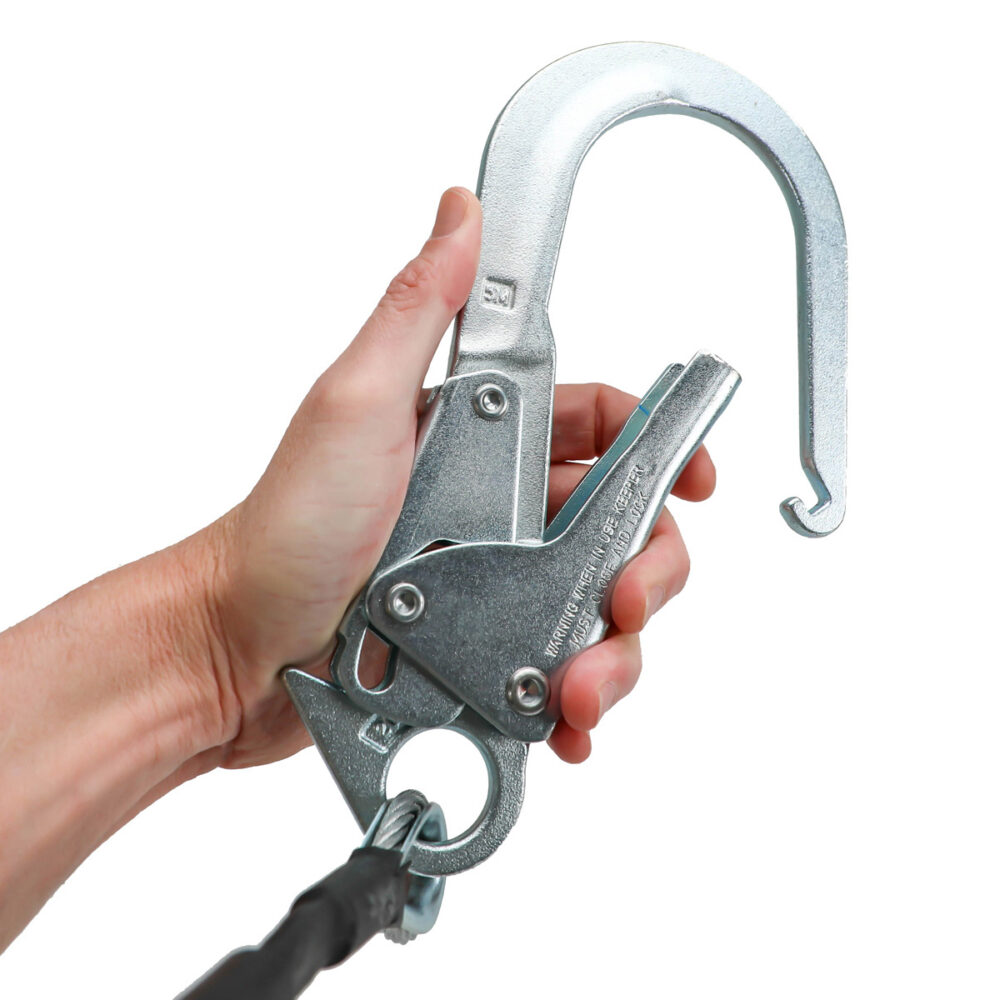 Leading Edge 6' Energy Absorbing Lanyard: Rebar Hook - Image 3
