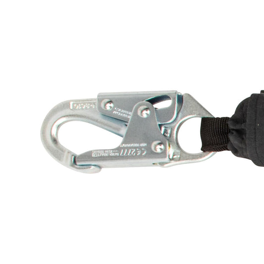 Arc Flash 6' Energy Absorbing Lanyard: Aramid, Dual Leg, Rebar Hooks - Image 2