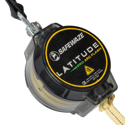 Latitude Pro Arc Flash 7' Single Web SRL-P: Aramid Soft Loop, DE Snap Hook - Image 2