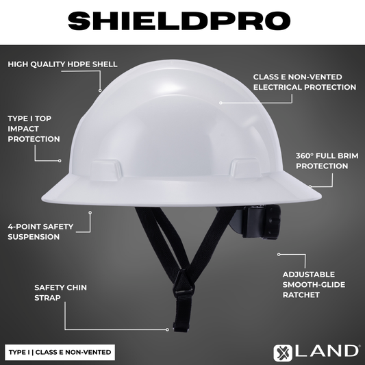 ShieldPro Full Brim Type 1 Class E & G (Non-Vented)