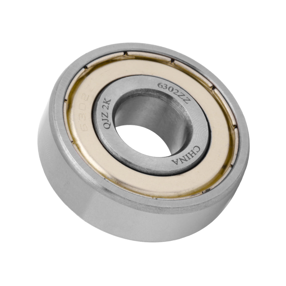 6302 - Deep Groove Radial Ball Bearing, 0.591" Bore (ID)