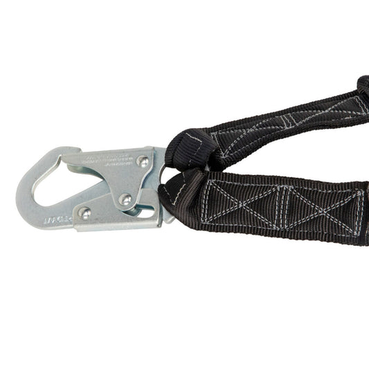 V-Line 6' Internal Energy Absorbing Lanyard: Dual Leg, Snap Hooks - Image 2