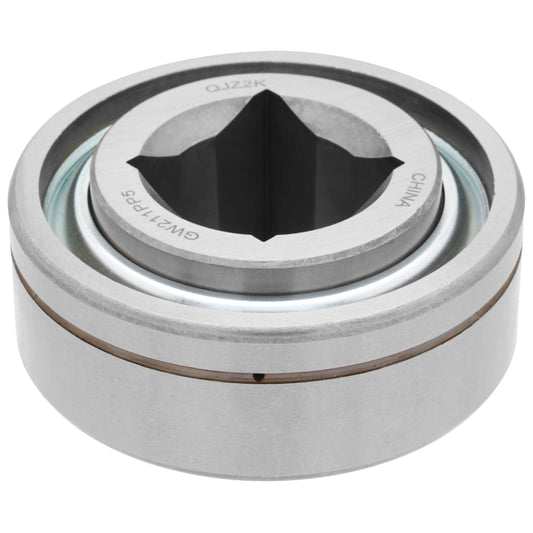 GW211PP5 - Agricultural Bearing, 1.531 in Bore (ID) - Square Bore