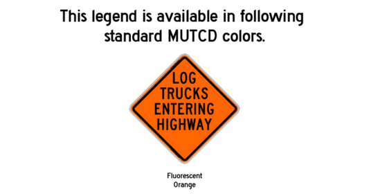Log Trucks Entering Highway (RUS)