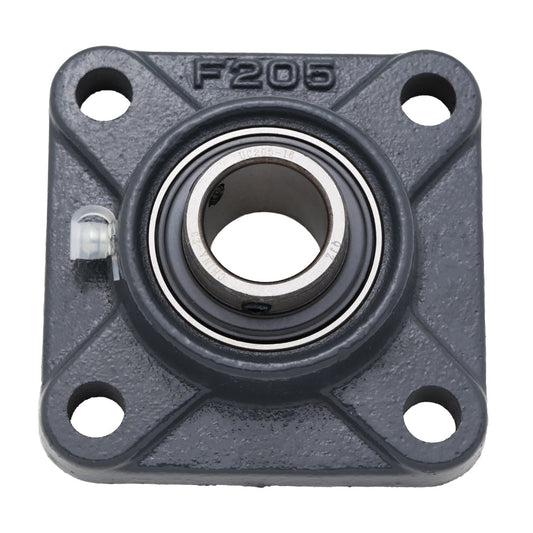UCF205, 4-Bolt Flange Mounted Ball Bearing, 0.984" Bore (ID), Insert Bearing: UC205, Housing: F204