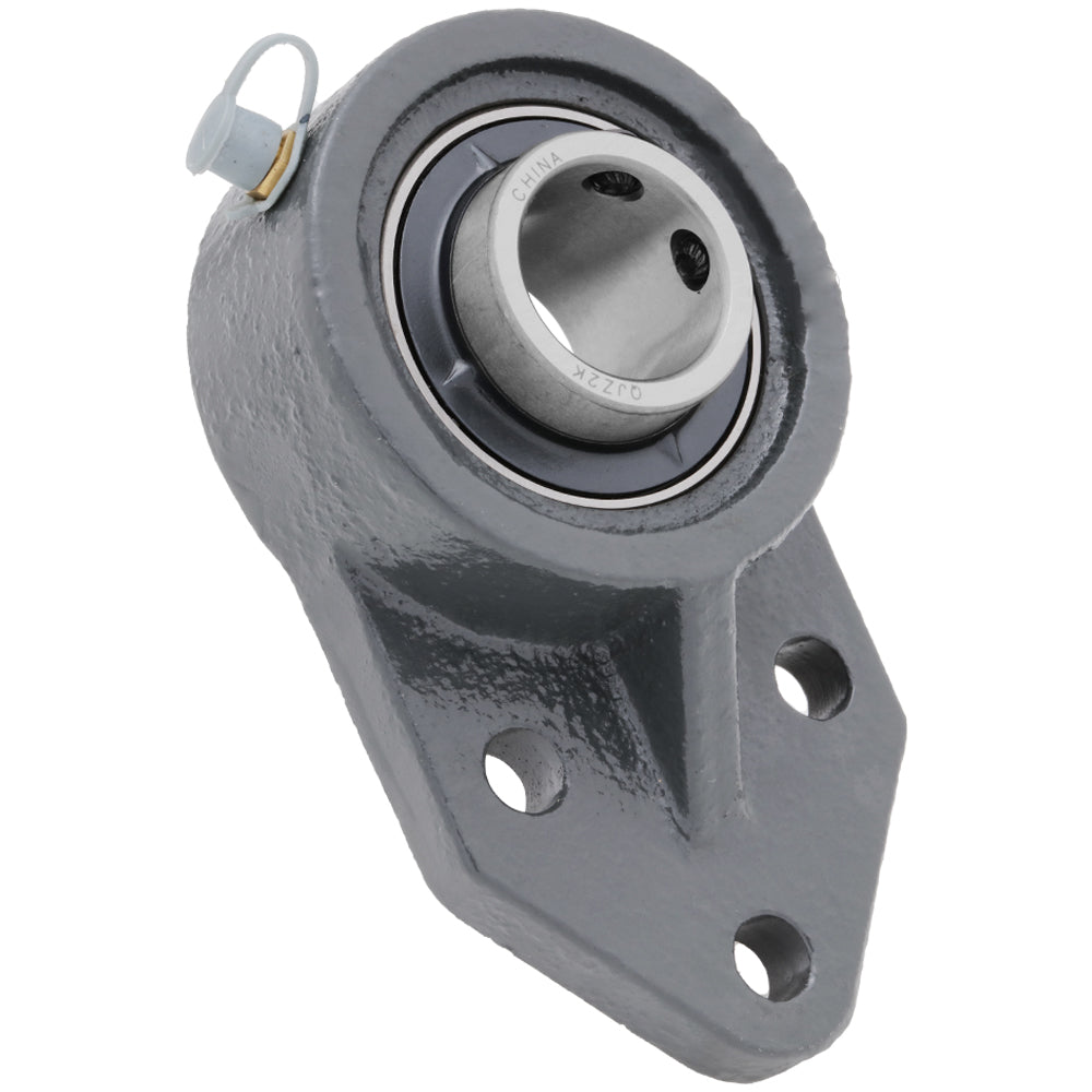 UCFB211-35 - 3-Bolt Flange Bracket Mounted Ball Bearing, 2.188" Bore (ID), Insert Bearing: UC211-35, Housing: FB211
