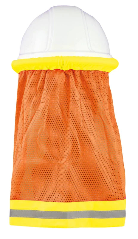 High Visibility Mesh Hard Hat Shade