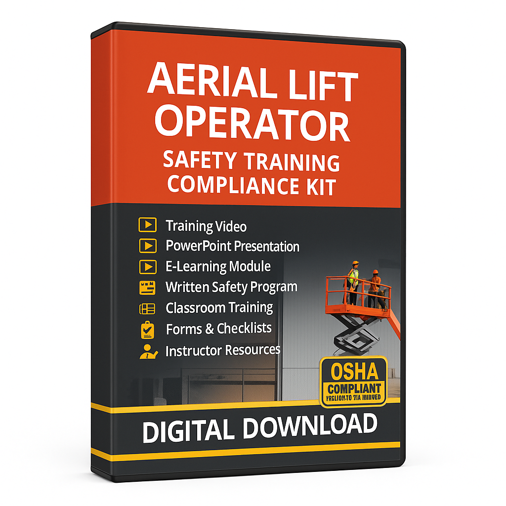 Aerial Lift Operator Training Video Compliance Kit