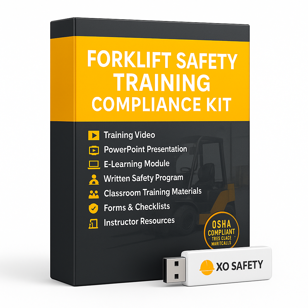 Forklift Operator Training Video Compliance Kit