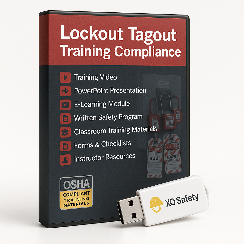 Lockout Tagout Safety Training Compliance Kit