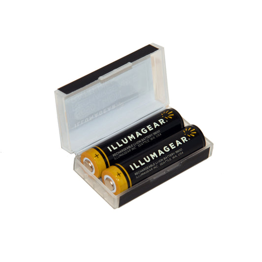18650 LITHIUM ION RECHARGEABLE BATTERIES (2-PACK)