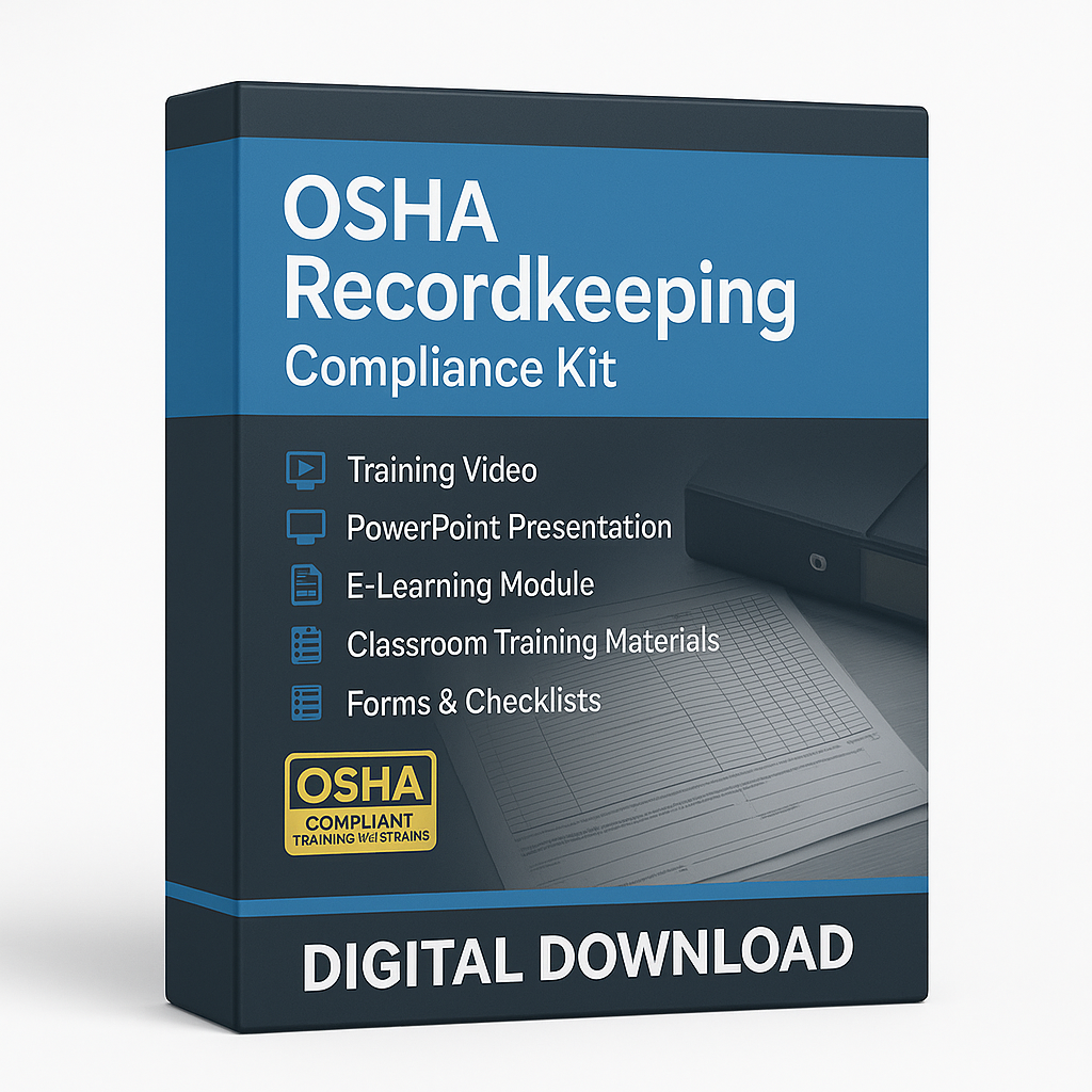 OSHA Recordkeeping Safety Training Compliance Kit