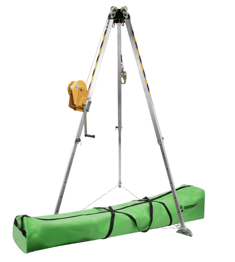 7' Adjustable Tripod Kit, 65' Material Winch