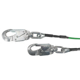 Leading Edge 6' Energy Absorbing Lanyard: Dual Leg, Alu Swivel Snap Hooks - Image 2