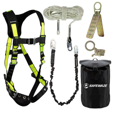 PRO Bag Roof Kit: FS185 Harness, FS700-50 VLL, FS1120 Grab, FS88580 Lanyard, FS870 Anchor, FS8185 Bag