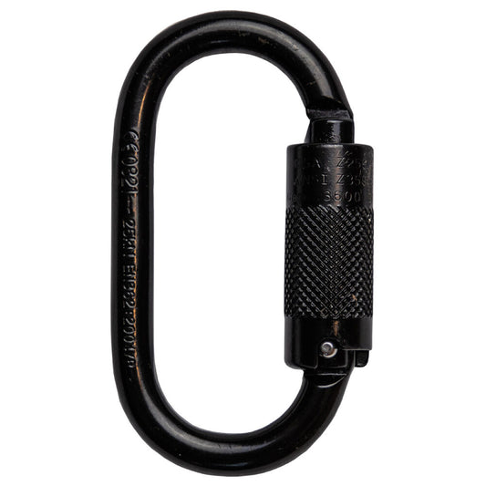 Oval Steel Triple Lock Carabiner