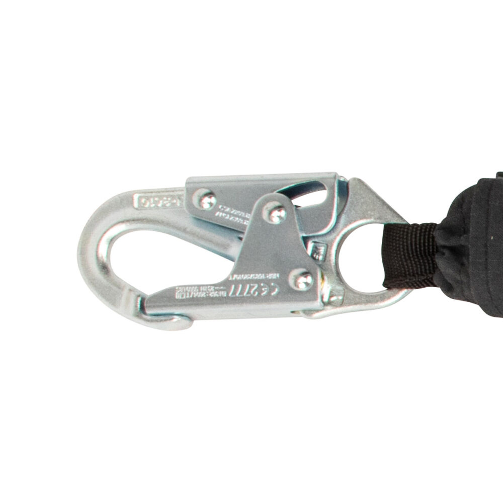 Arc Flash 6' Energy Absorbing Lanyard: Aramid, Dual Leg, Rebar Hooks - Image 2