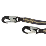 Arc Flash 6' Energy Absorbing Lanyard: Aramid, Dual Leg, Alu Snap Hooks - Image 2