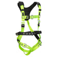 Reflective Full Body Harness : 1D, MB Chest, TB Legs, Mining Belt
