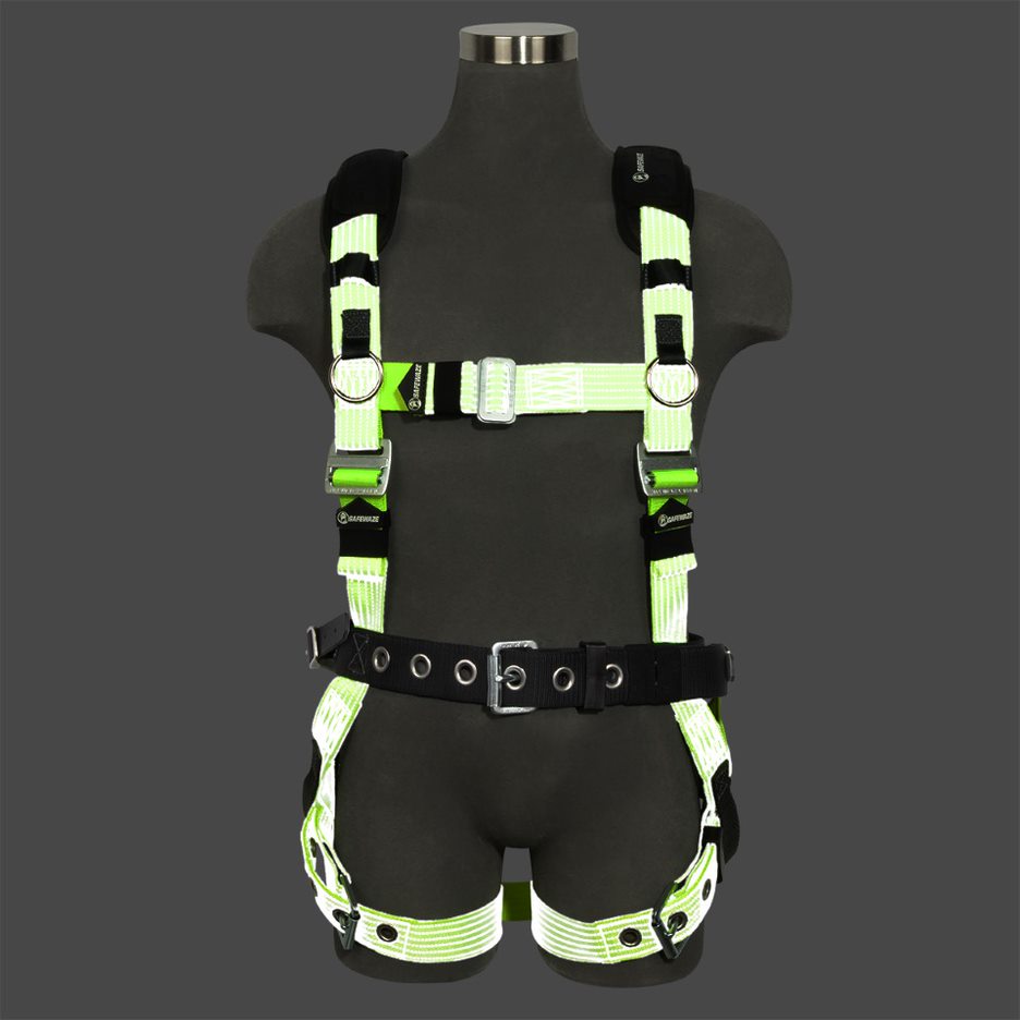 Reflective Full Body Harness : 1D, MB Chest, TB Legs, Mining Belt - Image 5