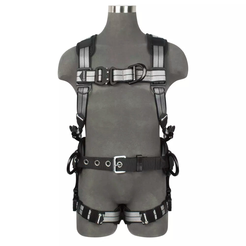 PRO+ Slate Construction Harness: Alu 3D, Alu QC Chest, Alu FD, Alu QC Legs - Image 3