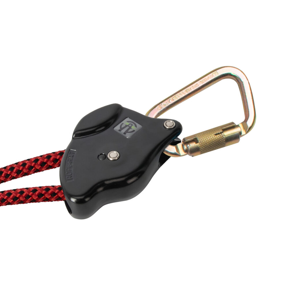 6.5' Rope Positioning Assembly: Rope Adjuster, Carabiners - Image 2