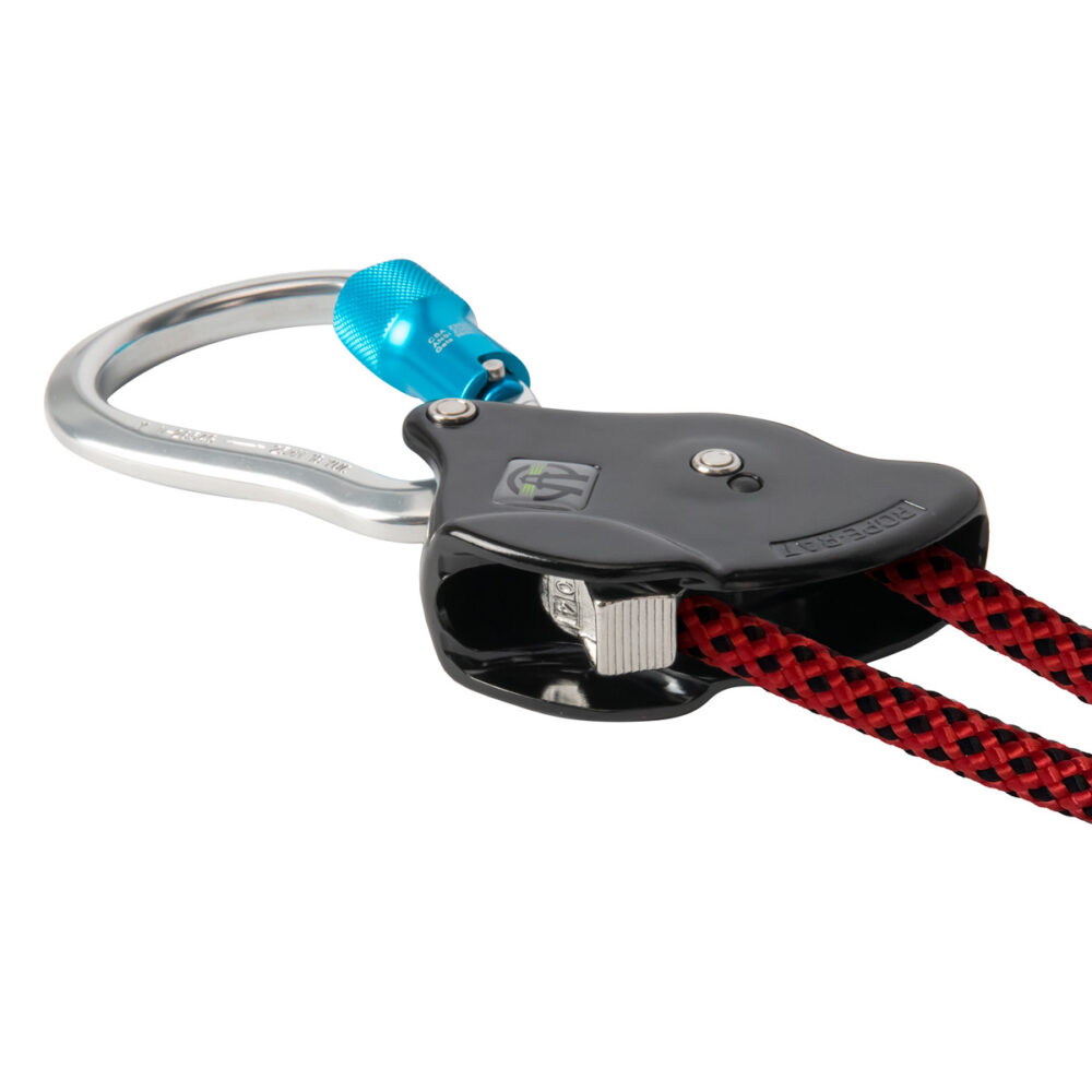 6.5' Rope Positioning Assembly: Rope Adjuster, Alu Carabiners - Image 2