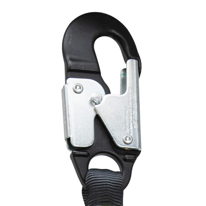 20" Web Restraint Lanyard: Alu Snap Hook, Alu Rebar Hook - Image 2