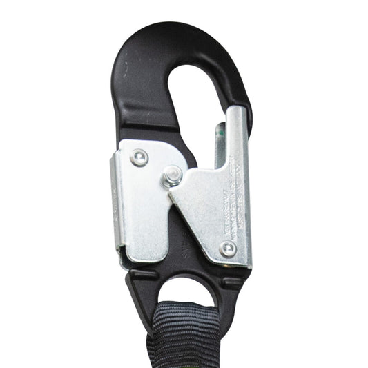 20" Web Restraint Lanyard: Alu Snap Hook, Alu Rebar Hook - Image 2