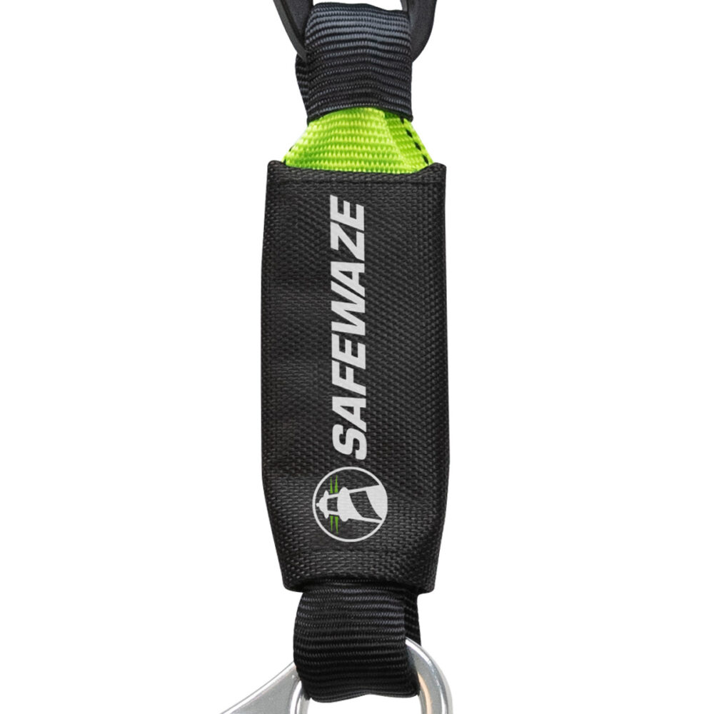 20" Web Restraint Lanyard: Alu Snap Hook, Alu Rebar Hook - Image 3
