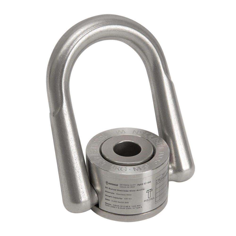 5K Swivel Stainless Steel Anchor - Image 2