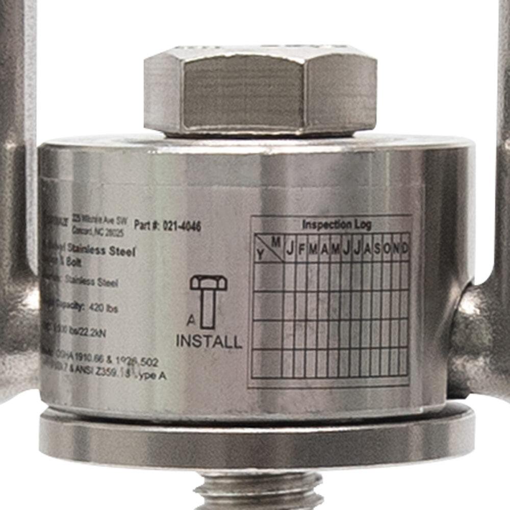 5K Swivel Stainless Steel Anchor & Bolt - Image 3