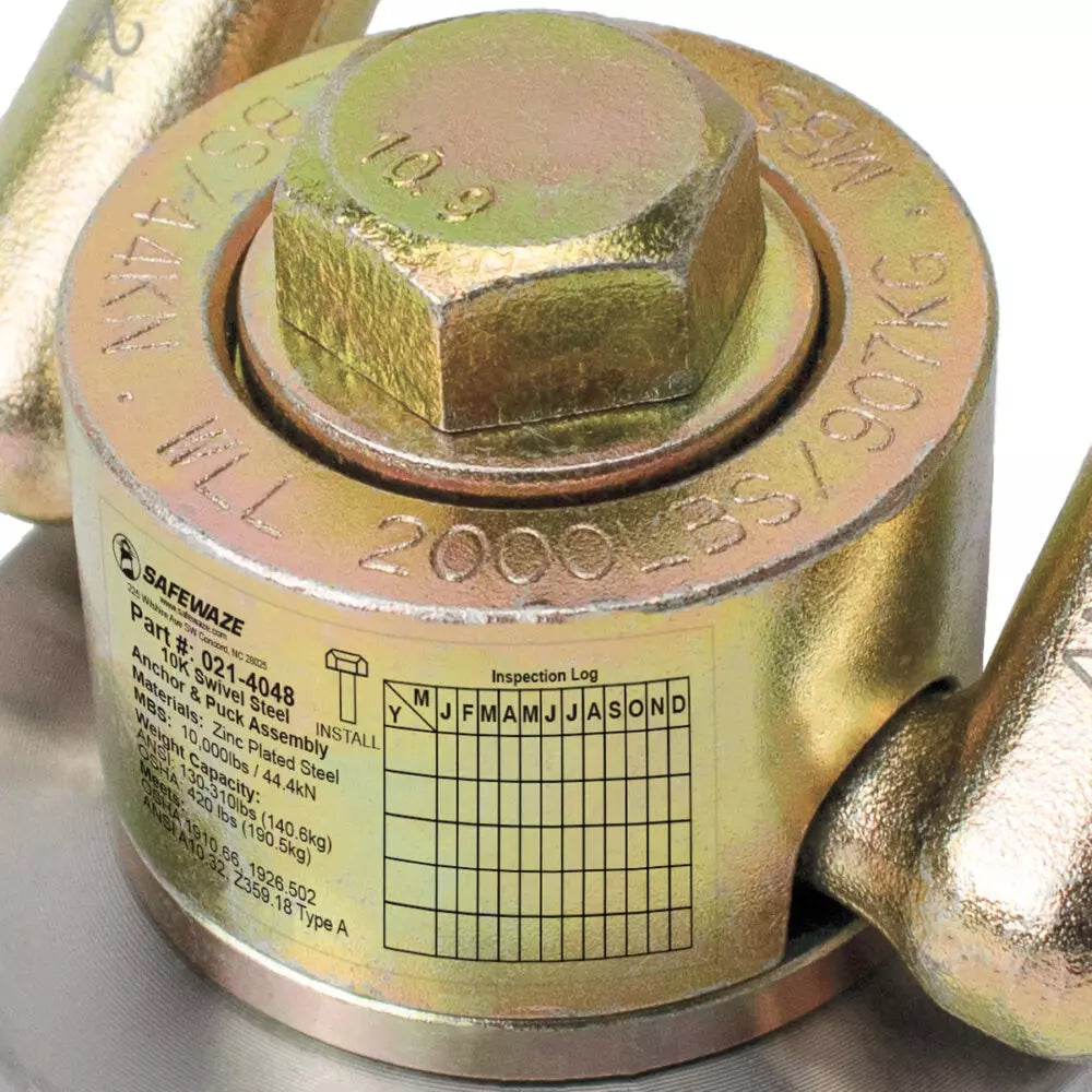 10K Swivel Steel Anchor & Puck Assembly - Image 2