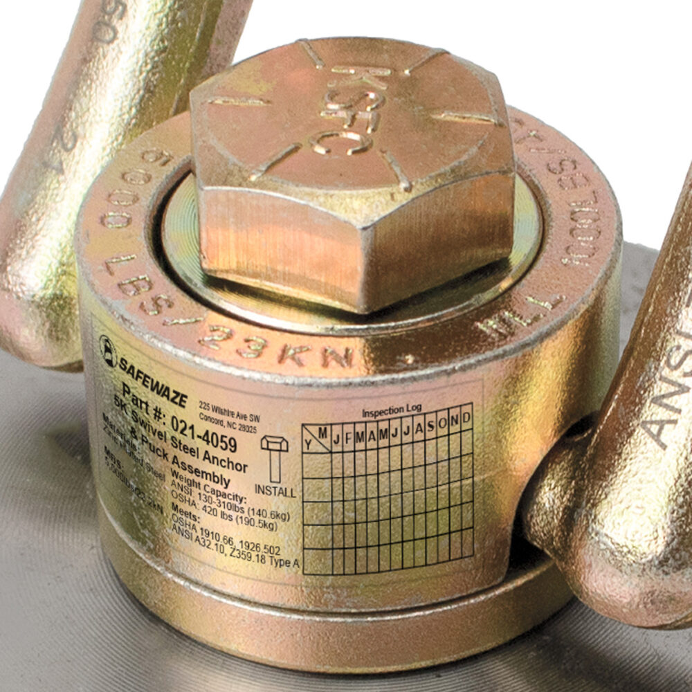 5K Swivel Steel Anchor & Puck Assembly - Image 2