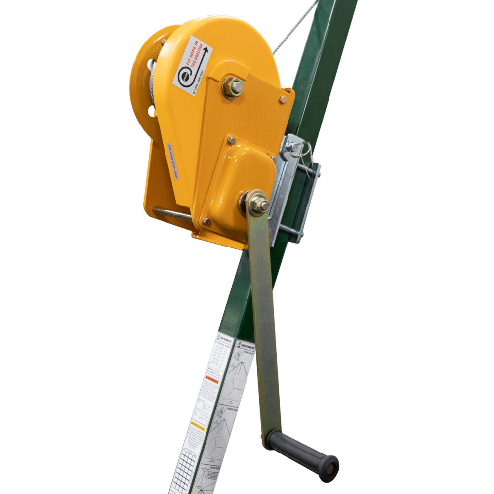 10' Tech Tripod Kit: 65' Material Winch, 65' 3-Way - Image 5
