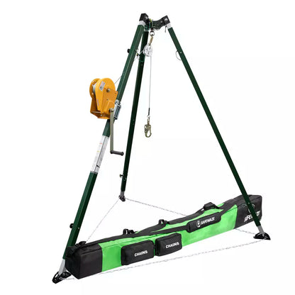 10' Tech Tripod Kit: 65' Material Winch