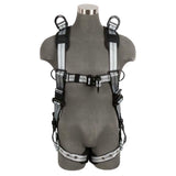 PRO+ Slate Full Body Retrieval Harness: Alu 1D, Alu Shoulder D's, Alu QC Chest, Alu FD, TB Legs - Image 3