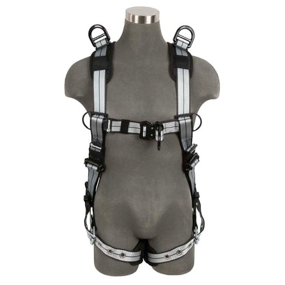 PRO+ Slate Full Body Retrieval Harness: Alu 1D, Alu Shoulder D's, Alu QC Chest, Alu FD, TB Legs - Image 3