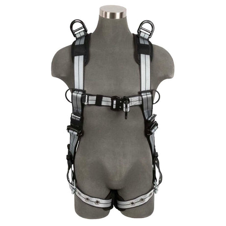 PRO+ Slate Full Body Retrieval Harness: Alu 1D, Alu Shoulder D's, Alu QC Chest, Alu FD, TB Legs - Image 3