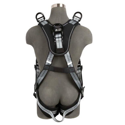 PRO+ Slate Full Body Retrieval Harness: Alu 1D, Alu Shoulder D's, Alu QC Chest, Alu FD, TB Legs - Image 4