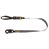 Arc Flash 6' Energy Absorbing Lanyard: Aramid, Dielectric Snap Hook, Soft Loop