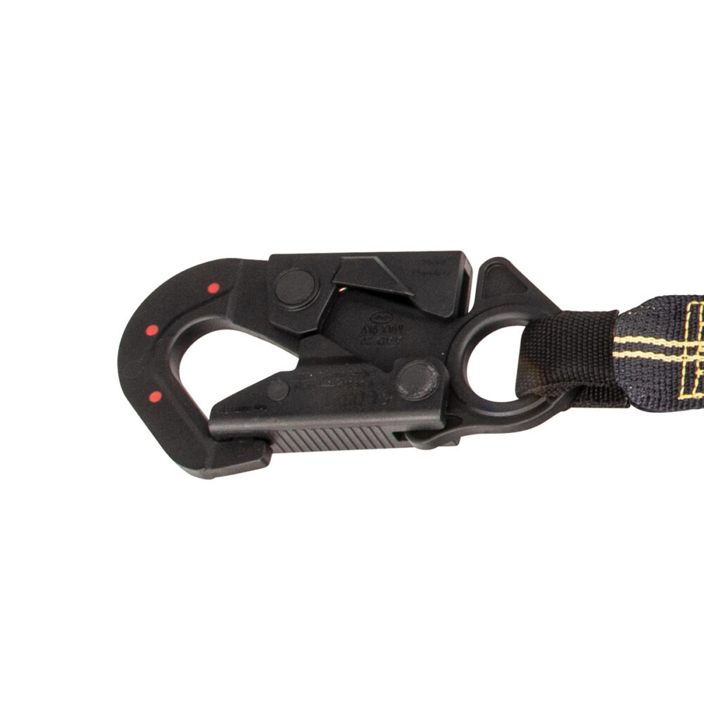 Arc Flash 6' Energy Absorbing Lanyard: Aramid, Dielectric Snap Hook, Soft Loop - Image 4
