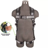 PRO+ Slate Full Body Harness: Alu 1D, Alu QC Chest/Legs, Trauma Relief - Image 3