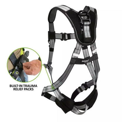 PRO+ Slate Full Body Harness: Alu 1D, Alu QC Chest/Legs, Trauma Relief - Image 2