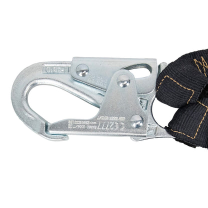 Arc Flash 6' Internal Energy Absorbing Lanyard: Aramid, Dual Leg, Rebar Hooks - Image 2