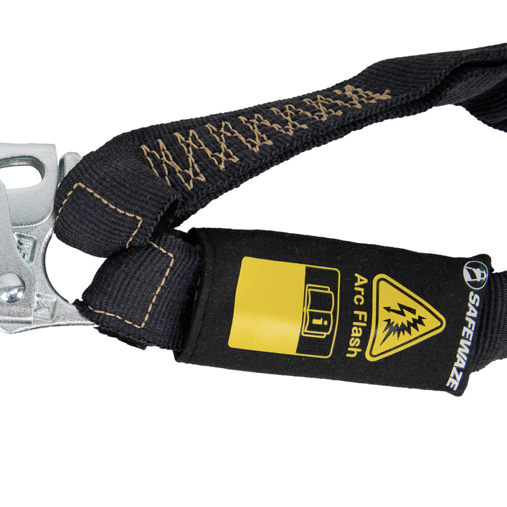 Arc Flash 6' Internal Energy Absorbing Lanyard: Aramid, Dual Leg, Rebar Hooks - Image 3