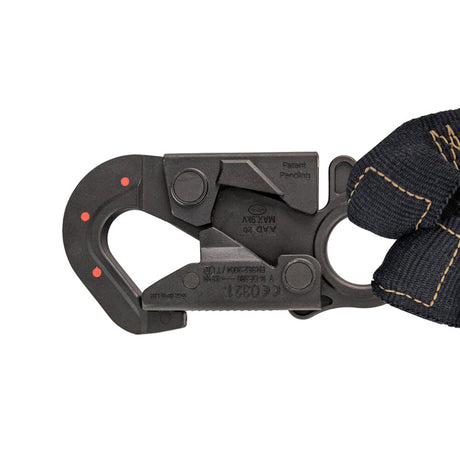 Arc Flash 6' Internal Energy Absorbing Lanyard: Aramid, Dual Leg, Dielectric Snap Hooks - Image 2