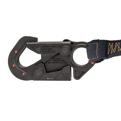 Arc Flash 6' Internal Energy Absorbing Lanyard: Aramid, Dual Leg, Soft Loop, Dielectric Snap Hook - Image 4