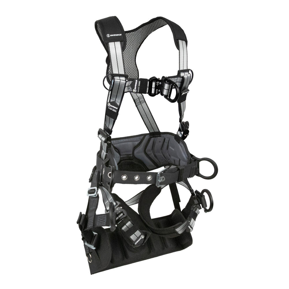 PRO+ Slate Tower Construction Harness: Alu 3D, Alu QC Chest, Alu FD, TB Legs, Tower Seat - Image 2