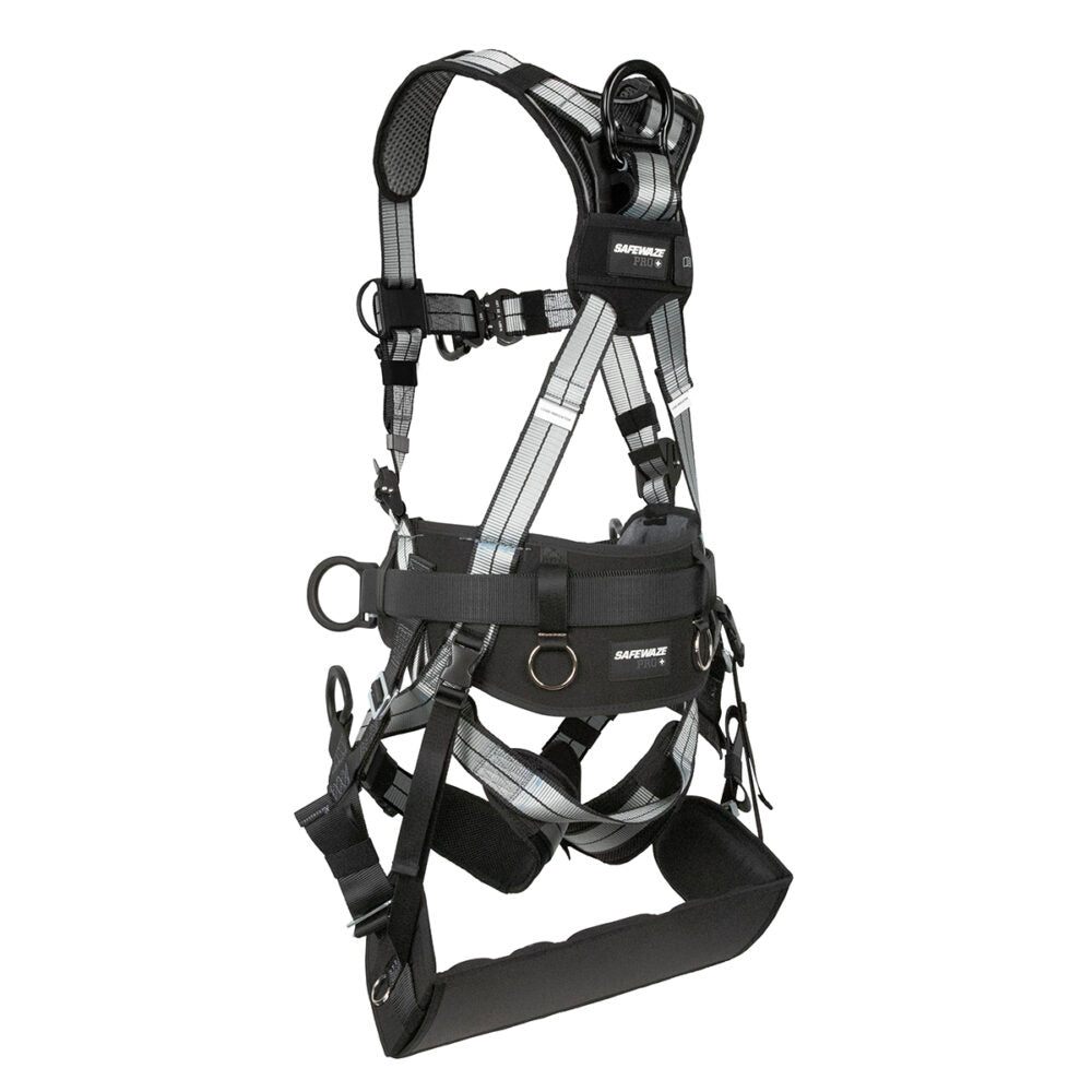 PRO+ Slate Tower Construction Harness: Alu 3D, Alu QC Chest, Alu FD, TB Legs, Tower Seat - Image 3